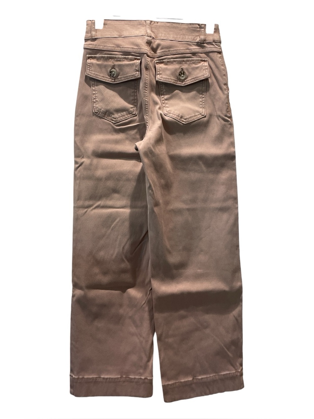 SPANX Stretch Twill Wide Leg Crops | Pale Pink - Picture 3 of 5